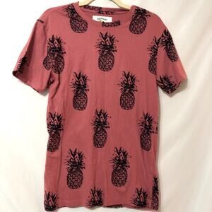 Blind Rooster Pink Pineapple Short Sleeve Tee
